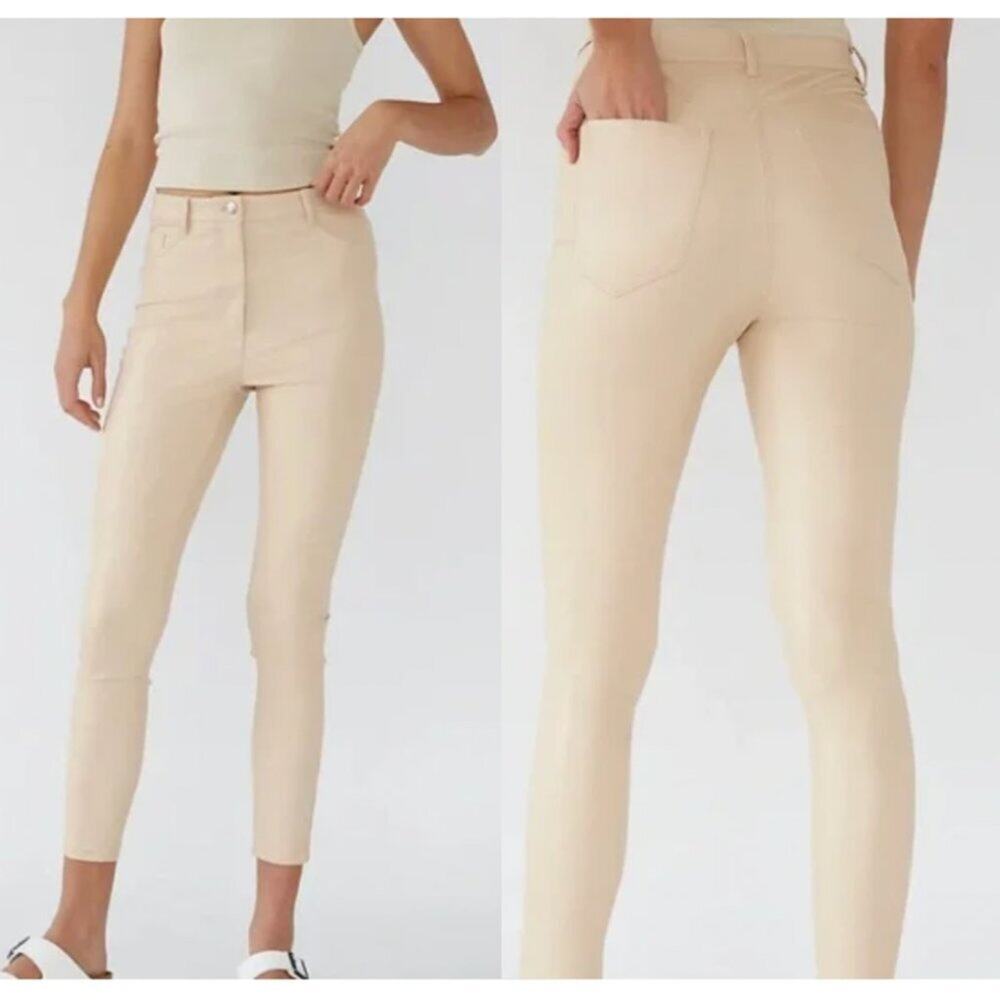 Aritzia Wilfred Free Charm High Rise Faux Leather Pants